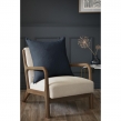 Coussin Déhoussable 60 x 60 cm - 100% coton Sixtine Bleu marine, image n° 3