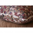 Coussin déhoussable avec croquet 40 x 40 cm gaze de coton imprimée capucine camel Marron, image n° 3