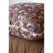 Coussin déhoussable avec croquet 40 x 40 cm gaze de coton imprimée capucine camel Marron, image n° 4