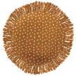 Coussin déhoussable avec franges macramé diam 40 cm Charlie, image n° 2