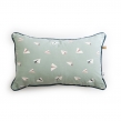 coussin déhoussable avec passepoil 30 x 50 cm coton petits papiers, image n° 2
