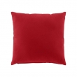 Coussin dehoussable compresse 45 x 45 cm coton/polyester recycle grs twily Rouge, image n° 1