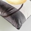 Coussin dehoussable compresse 45 x 45 cm velours imp. metal. clarity des place Sans, image n° 2