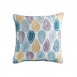 Coussin passepoil 40 x 40 cm polyester imprime palpito Blanc, image n° 1