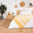 Couvre lit 1 personne 180 x 220 cm coton/polyester jacquard Abby Curry, image n° 1
