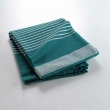 Couvre lit 1 personne 180 x 220 cm coton/polyester tisse adele Bleu, image n° 2