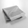 Couvre lit 1 personne 180 x 220 cm coton/polyester tisse adele Gris, image n° 2