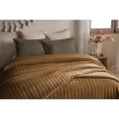 Couvre-lit 240 x 260 cm ALIX en coton jacquard - Camel, image n° 3