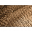 Couvre-lit 240 x 260 cm ALIX en coton jacquard - Camel, image n° 4