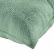 Couvre lit 2p mat.+2 hc 60x60 220 x 240 cm microfibre unie romane Sauge, image n° 2