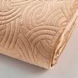 Couvre-lit Velours Uni Solange - 220 x 240 cm - Beige + 2 housses de coussins 60x60 cm, image n° 4