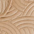 Couvre-lit Velours Uni Solange - 220 x 240 cm - Beige + 2 housses de coussins 60x60 cm, image n° 5