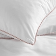 douceur d'intérieur, Parure 3 Pièces (260 x 240 cm) Noémie, Coton Finition Pompons, image n° 4