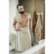 Drap de Bain 90 x 150 cm - Double Gaze de Coton 220 g/m² - Gaia Terracotta, image n° 3