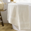 Drap de bain 90 x 150 cm éponge coton piegné Elegance Sable, image n° 3