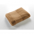 Drap de bain 90 x 150 cm éponge unie garance camel Marron, image n° 2