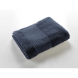 Drap de bain éponge 100% coton bio 600 grammes 90 x 150 cm Garance Bleu foncé, image n° 2