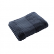 Drap de bain éponge 100% coton bio 600 grammes 90 x 150 cm Garance Bleu foncé, image n° 3