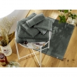 Drap de bain éponge 100% coton bio 600 grammes 90 x 150 cm Garance Romarin, image n° 5