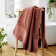 Drap de bain éponge 100% coton bio 600 grammes 90 x 150 cm Garance Terracotta, image n° 1
