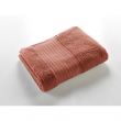 Drap de bain éponge 100% coton bio 600 grammes 90 x 150 cm Garance Terracotta, image n° 2