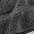 Drap de douche 70 x 130 cm eponge unie elegance Anthracite, image n° 2
