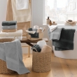 Drap de douche 70 x 130 cm eponge unie elegance Anthracite, image n° 5