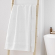 Drap de douche 70 x 130 cm eponge unie elegance Blanc, image n° 3