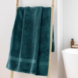 Drap de douche 70 x 130 cm eponge unie elegance Bleu, image n° 3