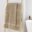 Drap de douche 70 x 130 cm eponge unie elegance Noisette, image n° 3