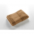 Drap de douche 70 x 130 cm éponge unie garance camel Marron, image n° 2