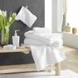 Drap de douche 70 x 130 cm eponge unie tendresse Blanc, image n° 4