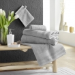 Drap de douche 70 x 130 cm eponge unie tendresse Gris Perle, image n° 4
