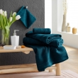 DRAP DE DOUCHE 70 x 130 CM EPONGE UNIE TENDRESSE INDIGO, image n° 4