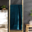 DRAP DE DOUCHE 70 x 130 CM EPONGE UNIE TENDRESSE INDIGO, image n° 1