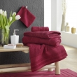 Drap de douche 70 x 130 cm eponge unie tendresse Rubis, image n° 4