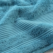 Drap de Douche 70x130 cm - Éponge Unie Tendresse Bleu paon 600g/m², image n° 2