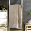 Drap de Douche 70x130 cm - Éponge Unie Tendresse Taupe 600g/m², image n° 3