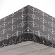 DRAP HOUSSE 1 PERSONNE 90 x 190 CM IMPRIME 57 FILS ALLOVER ARISTIDE ANTHRACITE, image n° 2
