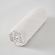 Drap housse 140 x 190 cm en lin lavé Soline Blanc, image n° 2