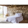 Drap housse 160 x 200 cm en Lin lavé Soline Blanc, image n° 4