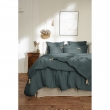 Drap housse 160 x 200 cm en Lin lavé Soline Gris foncé, image n° 3
