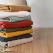 Drap housse 160 x 200 cm en Lin lavé Soline Jaune miel, image n° 4