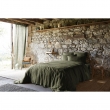 Drap housse 160 x 200 cm en Lin lavé Soline Thym kaki, image n° 4