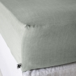 Drap-housse 160 x 200 cm en Lyocell - bonnet 35 cm Lysandre Lichen, image n° 2