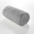 Drap housse 2 personnes 140 x 190 cm double gaze coton 57 fils Angelia Gris, image n° 2