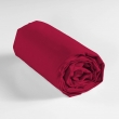 Drap housse 2 personnes 140 x 190 x 30 cm coton bio Biolina Bordeaux, image n° 2