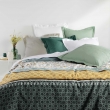 Drap housse 2 personnes 140 x 190 x 30 cm coton bio Biolina Emeraude, image n° 3