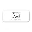 Drap housse 2 personnes 140 x 190 x 30 cm Linette coton lavé  57 fils Gris, image n° 4