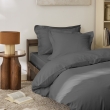 Drap Housse 90x190 cm 1 Place 100% Coton 57 Fils/cm&sup2; Bonnet 30 cm Ardoise, image n° 5